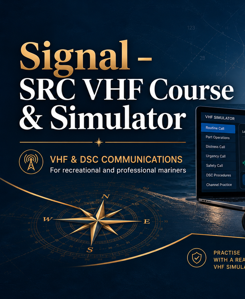 Signal SRC VHF kurs og simulator